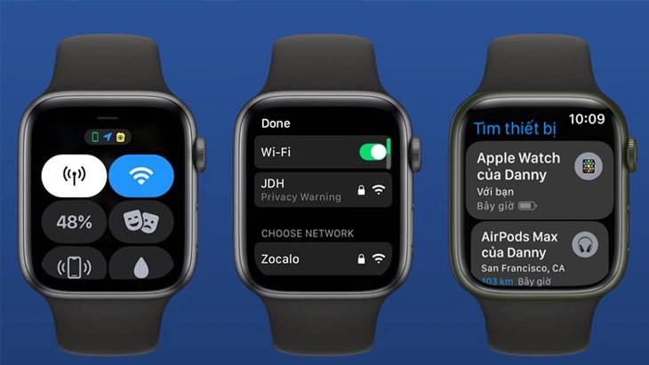 Tìm qua Apple Watch (watchOS 8 trở lên)